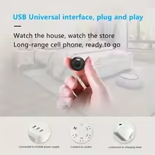 1080P HD Mini Wifi Camera Security Indoor Surveillance Baby Monitor Night Vision Camcorder IP Cam Audio Video Recorder