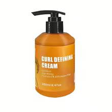 CURL DEFINING CREAM with argan oil for wavy and curly hair, deeply hydrates and conditions to add shine and elasticity