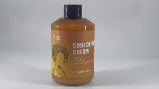CURL DEFINING CREAM with argan oil for wavy and curly hair, deeply hydrates and conditions to add shine and elasticity